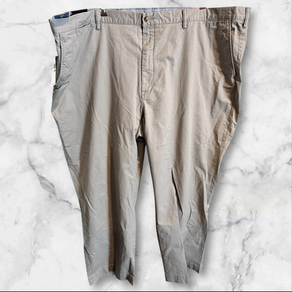 Polo‎ Ralph Lauren Stretch Classic Fit Chino Pants NEW Sz 52BX30 Soft Grey